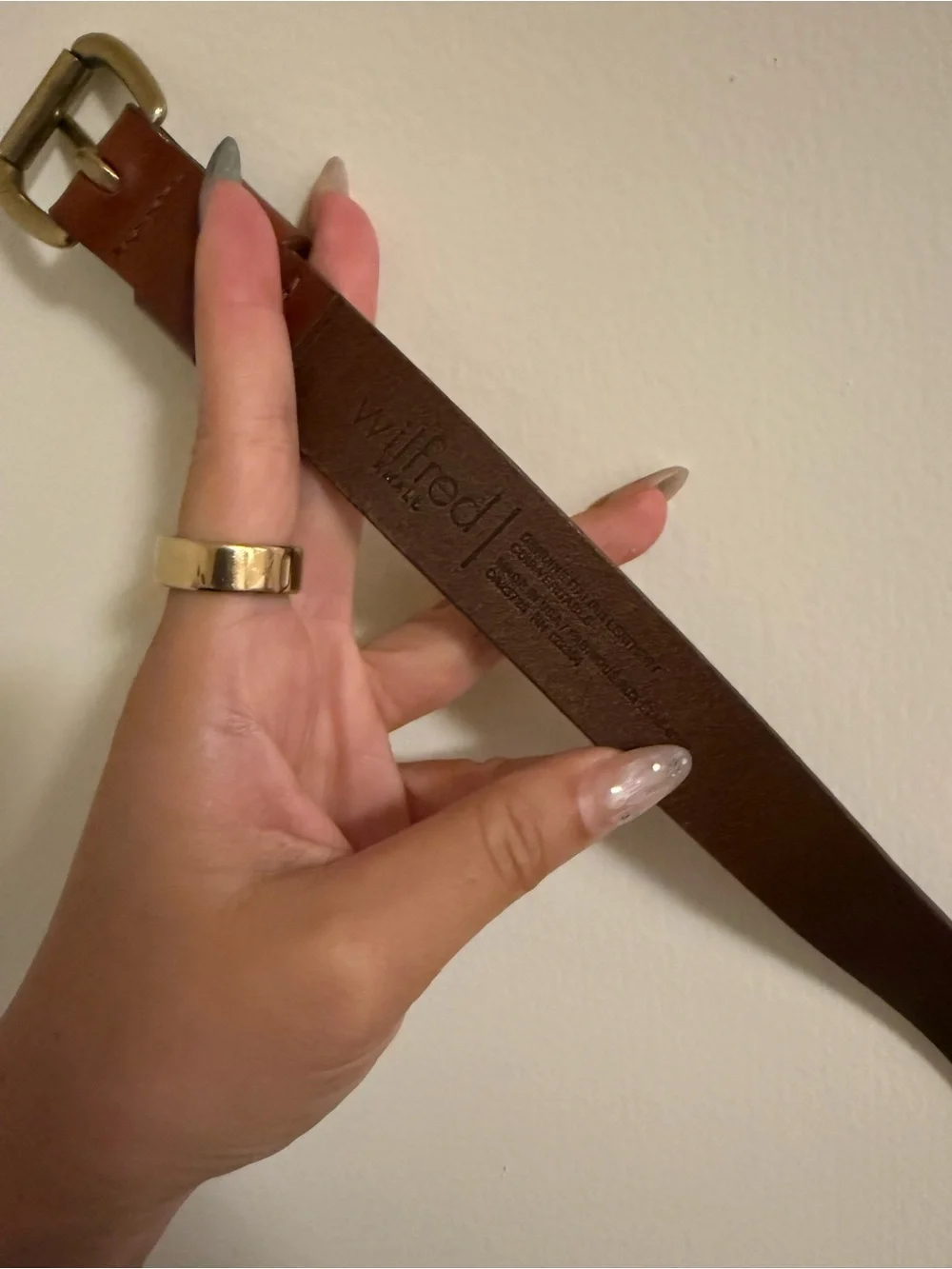 Aritzia Wilfred Leather Belt - Sz small